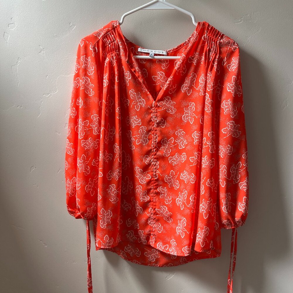 Orange Blouse